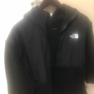 Women’s hooded denali Northface black